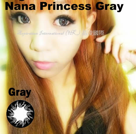 娜娜公主 灰色彩色隱形眼鏡